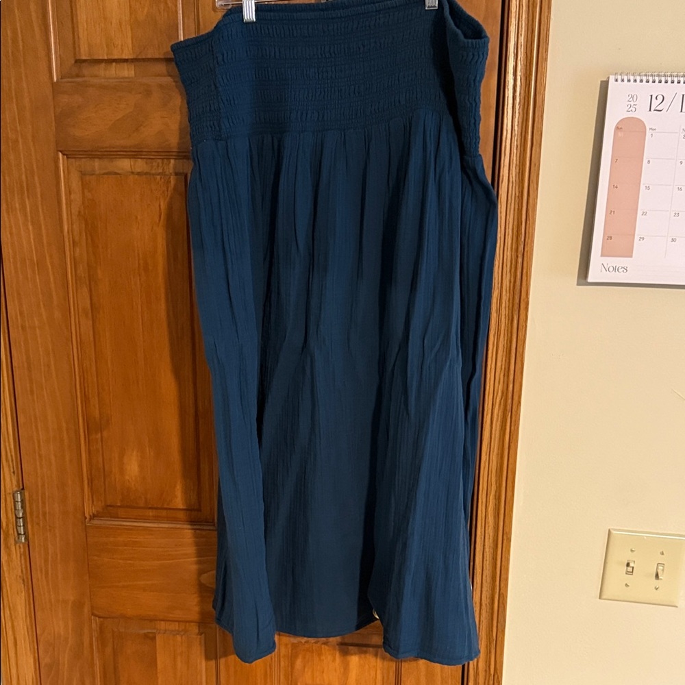 Old Navy Deep Blue Maxi Skirt